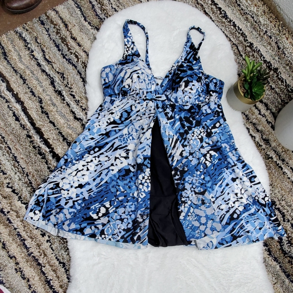 Croft & Barrow  one piece bathing suit 14